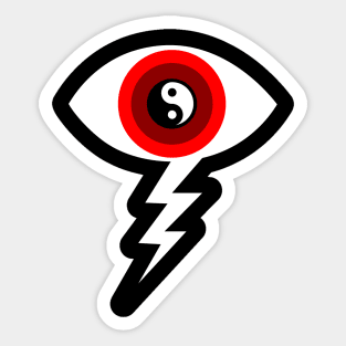 Yin Yang Eye Sticker